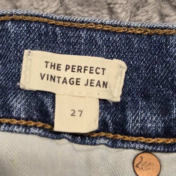 Madewell Jeans The Perfect Vintage Jean Size 27 In Maplewood Wash M6298 - Picture 3 of 10
